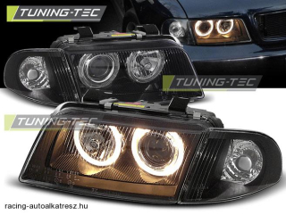 Audi A4 Első Lámpa, Tuning-Tec, Angel Eyes (Évj.: 1994.11 - 1998.12) 