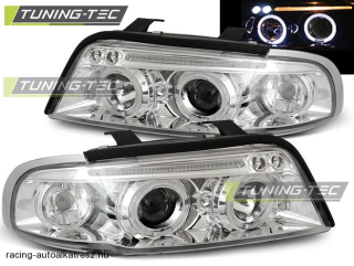 Audi A4 Első Lámpa, Tuning-Tec, Angel Eyes (Évj.: 1994.11 - 1998.12) 