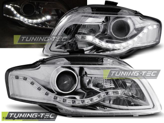 Audi A4 Első Lámpa, Tuning-Tec, Daylight, Nappali menetfény Optikás (Évj.: 2004.11 - 2008.03) 