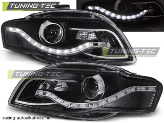 Audi A4 Első Lámpa, Tuning-Tec, Daylight, Nappali menetfény Optikás (Évj.: 2004.11 - 2008.03) 