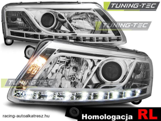 Audi A6 Első Lámpa, Tuning-Tec, DRL, Nappali Menetfénnyel (Évj.: 2004.04 - 2008) 