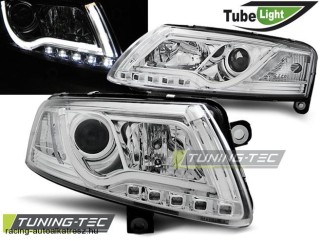 Audi A6 Első Lámpa, Tuning-Tec, Led Tube Lights (Évj.: 2004.04 - 2008) 