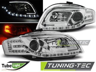 Audi A4 B7 Első Lámpa, Tuning-Tec, Led Tube Lights, (Évj.:2004.11 - 2008.03) 