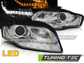 Audi A4 Első Lámpa, Tuning-Tec, Daylight, Nappali menetfény Optikás (Évj.: 2004.11 - 2008.03) 
