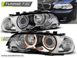 BMW E46 Első Lámpa, Tuning-Tec, Angel Eyes (Évj.: 1999.04 - 2001.08)