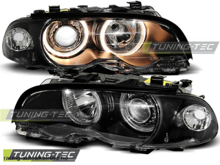 BMW E46 Első Lámpa, Tuning-Tec, Angel Eyes (Évj.: 1999.04 - 2001.08)