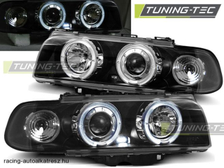 BMW E38 Első Lámpa, Tuning-Tec, Angel Eyes (Évj.: 1994.06 - 1998.08)