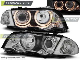 BMW E46 Első Lámpa, Tuning-Tec, Angel Eyes (Évj.: 1998.05 - 2001.08)