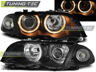 BMW E46 Első Lámpa, Tuning-Tec, Angel Eyes (Évj.: 1998.05 - 2001.08)