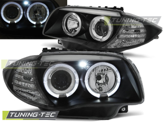 BMW 1 E87/E81/82/88 Első Lámpa, Angel Eyes (Évj.: 2004 - 2011) by Tuning-Tec 