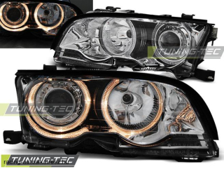 BMW E46 Első Lámpa, Tuning-Tec, Angel Eyes (Évj.: 2001.09 - 2003.03) 