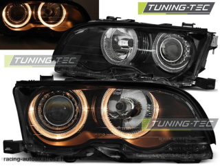 BMW E46 Első Lámpa, Tuning-Tec, Angel Eyes (Évj.: 2001.09 - 2003.03)