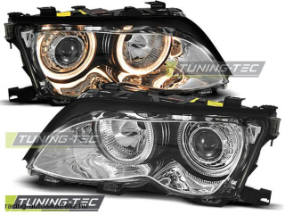 BMW E46 Első Lámpa, Tuning-Tec, Angel Eyes (Évj.: 2001.09 - 2005.03) 