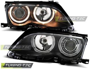 BMW E46 Első Lámpa, Tuning-Tec, Angel Eyes (Évj.: 2001.09 - 2005.03)