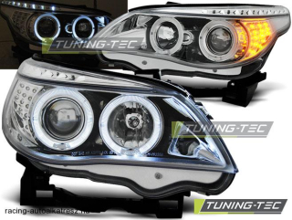 BMW E60 Első Lámpa, Tuning-Tec, Angel Eyes (Évj.: 2004 - 2007)