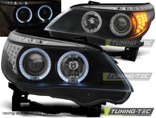 BMW E60 Első Lámpa, Tuning-Tec, Angel Eyes (Évj.: 2004 - 2007)