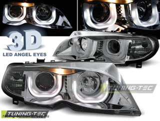 BMW E46 Első Lámpa, Tuning-Tec, Angel Eyes (Évj.: 2001.09 - 2005.03) 