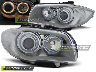 BMW 1-es E87 / E81 Első Lámpa, Angel Eyes (Évj.: 2004 - 2007) by Tuning-Tec 