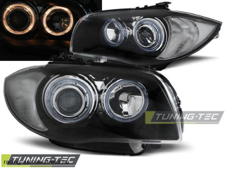 BMW 1-es E87 / E81 Első Lámpa, Angel Eyes (Évj.: 2004 - 2007) by Tuning-Tec 