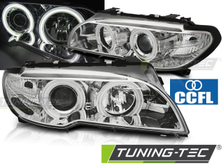 BMW 3-as Széria E46 Első Lámpa, Angel Eyes (Évj.: 2003.04 - 2006) by Tuning-Tec 