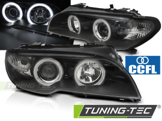 BMW 3-as Széria E46 Első Lámpa, Angel Eyes (Évj.: 2003.04 - 2006) by Tuning-Tec 