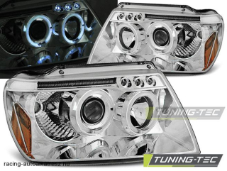 Chrysler Jeep Grand Cherokee Első Lámpa, Tuning-Tec, Angel Eyes (Évj.: 1999 - 2005)