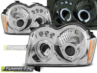 Chrysler Jeep Grand Cherokee Első Lámpa, Tuning-Tec, Angel Eyes (Évj.: 2005 - 2008)