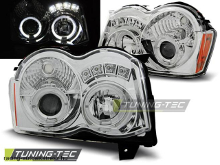 Chrysler Jeep Grand Cherokee Első Lámpa, Tuning-Tec, Angel Eyes (Évj.: 2008 - 2010)