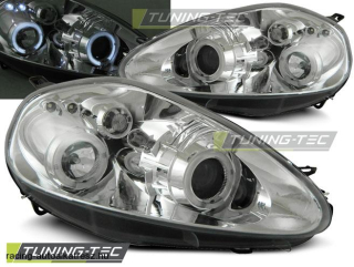 Fiat Grande Punto Első Lámpa, Tuning-Tec, Angel Eyes (Évj.: 2005.09 - 2008) 