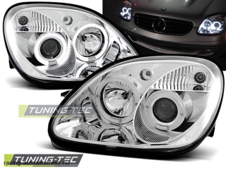Mercedes Benz SLK Első Lámpa, Tuning-Tec, Angel Eyes (Évj.: 1996.04 - 2004)