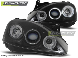 Opel Corsa C Első Lámpa, Tuning-Tec, Angel Eyes (Évj.: 2000.11 - 2006.09)