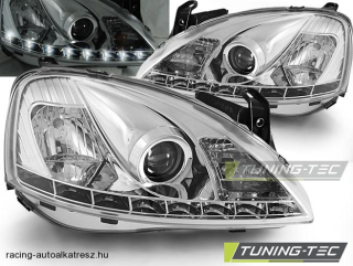 Opel Corsa C Első Lámpa, Tuning-Tec, Daylight, Nappali menetfény Optikás (Évj.: 2000.11 - 2006.09)