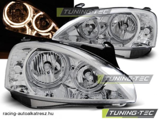 Opel Corsa C Első Lámpa, Tuning-Tec, Angel Eyes (Évj.:2000.11 - 2006.09)