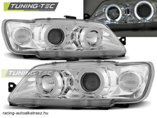 Peugeot 306 Első Lámpa, Tuning-Tec, Angel Eyes (Évj.: 1993.02 - 1997.04)