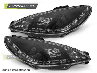 Peugeot 206 Első Lámpa, Tuning-Tec, Daylight, Nappali menetfény Optikás (Évj.: 1998.10 - 2002) 