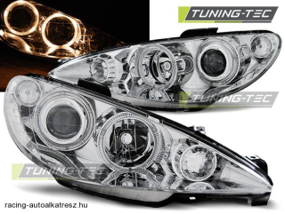 Peugeot 206 Első Lámpa, Tuning-Tec, Angel Eyes (Évj.: 2002-től) 