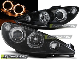 Peugeot 206 Első Lámpa, Tuning-Tec, Angel Eyes (Évj.: 2002-től) 
