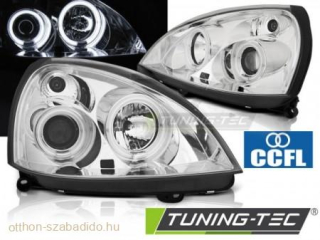 Renault Clio 2, CCFL Angel Eyes, Első Lámpa, (Évj.: 2001.06 - 2005.09) by Tuning-Tec 