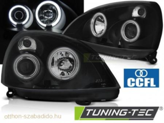 Renault Clio 2, CCFL Angel Eyes, Első Lámpa, (Évj.: 2001.06 - 2005.09) by Tuning-Tec 