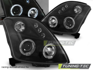 Suzuki Swift Első Lámpa, Tuning-Tec, Angel Eyes (Évj.: 2005.05 - 2010) 