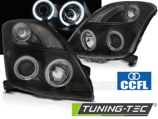 Suzuki Swift, CCFL Angel Eyes Első Lámpa, (Évj.: 2005.05 - 2010) by Tuning-Tec 