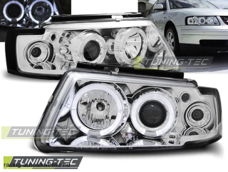 VW Passat 3B Első Lámpa, Tuning-Tec, Angel Eyes (Évj.: 1996.11 - 2000.08)