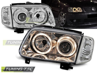 VW Polo 6N2 Első Lámpa, Tuning-Tec, Angel Eyes (Évj.: 1999.10 - 2001.10)
