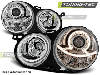 VW Polo 9N Első Lámpa, Tuning-Tec, Angel Eyes (Évj.: 2001.11 - 2005.04) 