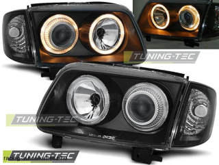 VW Polo 6N2 Első Lámpa, Tuning-Tec, Angel Eyes (Évj.: 1999.10 - 2001.10)