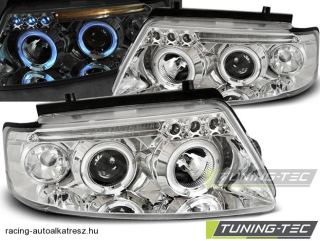VW Passat 3B Első Lámpa, Tuning-Tec, Angel Eyes (Évj.: 1996.11 - 2000.08)