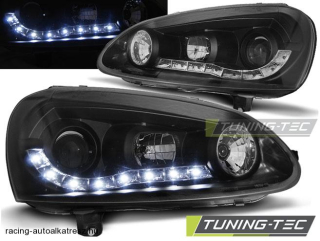 VW Golf 5 Első Lámpa, Tuning-Tec, Daylight, Nappali menetfény Optikás (Évj.: 2003.10 - 2009)