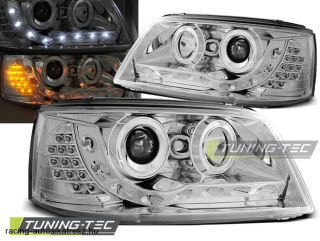 VW T5 Első Lámpa, Tuning-Tec, Daylight, Nappali menetfény Optikás (Évj.: 2003.04 - 2009.08)