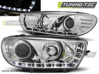 VW Scirocco Első Lámpa, Tuning-Tec, Daylight, Nappali menetfény Optikás (Évj.: 2008 - tól)