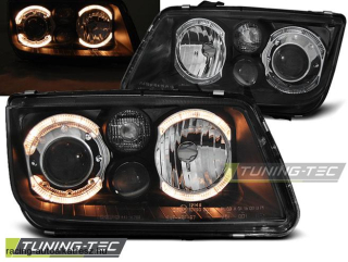 VW Bora Első Lámpa, Tuning-Tec, Angel Eyes (Évj.: 1998.09 - 2005.07) 